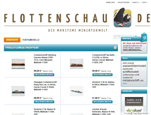 Tablet Screenshot of flottenschau.de